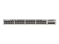 Cisco Catalyst 9200 - Essential Edition - switch - smart - 48 x 10/100/1000 (PoE+) - rackmonterbar - PoE+ (740 W) C9200-48P-E