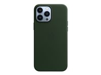 Apple - Baksidesskydd för mobiltelefon - med MagSafe - läder - sequoia green - för iPhone 13 Pro Max MM1Q3ZM/A