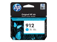 HP 912 - 2.93 ml - cyan - original - bläckpatron - för Officejet 80XX; Officejet Pro 80XX 3YL77AE#301