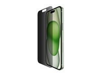 Belkin - Skärmskydd för mobiltelefon - glas - med sekretessfilter - för Apple iPhone 14 Pro Max, 15 Plus SFA108EC