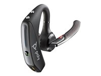 Poly Voyager 5200 - Voyager 5200 series - headset - inuti örat - montering över örat - Bluetooth - trådlös - USB-A via Bluetooth-adapter - svart - Certifierad för Microsoft-teams 7K2F3AA