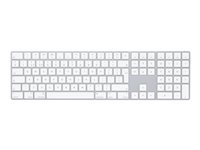 Apple Magic Keyboard with Numeric Keypad - Tangentbord - trådlös - Bluetooth - svensk - silver MQ052S/A