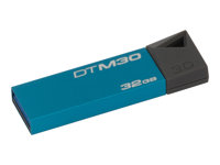 Kingston DataTraveler Mini 3.0 - USB flash-enhet - 32 GB - USB 3.0 - cyan DTM30/32GB