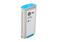 HP 728 - 130 ml - cyan - original - DesignJet - bläckpatron - för DesignJet T730, T830 F9J67A