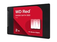 WD Red SA500 WDS200T2R0A-68CKB0 - SSD - 2 TB - inbyggd - 2.5" - SATA 6Gb/s WDS200T2R0A-68CKB0