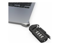 Compulocks Ledge Lock Adapter for MacBook Air 15" M2-M4 with Combination Cable Lock Silver - Säkerhetssats för system - kombinationslås - för Apple MacBook Air (15.3 tum, I mitten av 2023, M2) MBALDG05CL