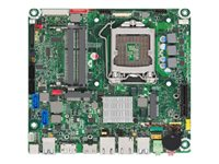 Intel Desktop Board DQ77KB - Media Series - moderkort - Thin mini ITX - LGA1155-uttag - Q77 Chipuppsättning - USB 3.0 - Gigabit LAN - inbyggda grafiken (CPU krävs) - HD-ljd (4 kanaler) BOXDQ77KB