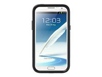 OtterBox Commuter Samsung GALAXY Note II - Skydd för mobiltelefon - silikon, polykarbonat - svart - för Samsung Galaxy Note II 77-25097