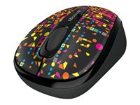 Microsoft Wireless Mobile Mouse 3500 - Limited Edition Artist Series, Deanne Cheuk - mus - höger- och vänsterhänta - optisk - 3 knappar - trådlös - 2.4 GHz - trådlös USB-mottagare GMF-00333