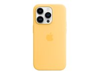 Apple - Baksidesskydd för mobiltelefon - med MagSafe - silikon - sunglow - för iPhone 14 Pro MPTM3ZM/A