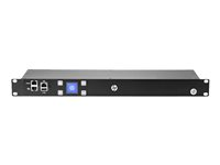 HPE Remote Monitored PDU 1U - Kraftdistributionsenhet (kan monteras i rack) - AC 230 V - 3680 VA - Ethernet - ingång: IEC 60320 C20 - utgångskontakter: 12 - 1U - Världsomspännande - för HPE 600, 800; 11000 G2 Series; Advanced Series Racks 42U 600; ProLiant DL20 Gen9, ML10 v2 D9N46A