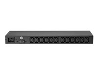 HPE Basic Power Distribution Unit 1U/0U - Kraftdistributionsenhet (kan monteras i rack) - AC 200-240 V - 3680 VA - ingång: IEC 60320 C20 - utgångskontakter: 12 - Världsomspännande - för HPE 600, 800; Advanced Series Racks 42U 600; ProLiant c3000, DL20 Gen9, e2000 G6 H5M56A