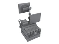 HP Integration Tray - Enhet för in- och utmatning av papper - jacksvart - för Point of Sale System rp5800 QQ972AA