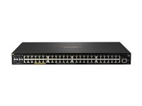 HPE Aruba 2930F 48G PoE+ 4SFP - Switch - L3 - Administrerad - 48 x 10/100/1000 (PoE+) + 4 x gigabit SFP (upplänk) - rackmonterbar - PoE+ (740 W) JL557A#ABB