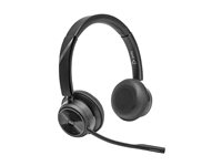 Poly Savi 7420 OFFICE - Savi 7400 series - headset - på örat - DECT / Bluetooth - trådlös - svart - Certifierad för Microsoft-teams 8L574AA