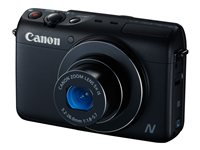 Canon PowerShot N100 - Digitalkamera - kompakt - 12.1 MP - 1 080 p - 5x optisk zoom - Wi-Fi - svart 9168B009