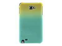 Belkin Essential 063 - Fodral för mobiltelefon - polykarbonat - limeljus, fontänblå - för Samsung Galaxy Note F8M253CWC01
