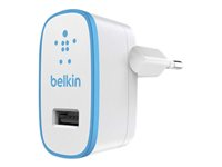 Belkin Home Charger - Strömadapter - 10 Watt - 2.1 A (USB) - blå F8J052VFBLU
