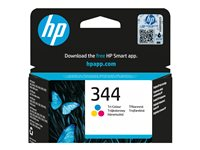 HP 344 - 14 ml - färg (cyan, magenta, gul) - original - blister - bläckpatron - för Officejet 100, 150, H470, K7100; Photosmart 25XX, 2610, 2710, 335, 375, 385, 422, 8050 C9363EE#301
