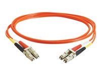 C2G - Patch-kabel - LC multiläge (hane) till LC multiläge (hane) - 15 m - fiberoptisk - 50/125 mikron - orange 85150