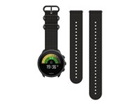 Suunto 9 Baro - Kolsvart - sportklocka med rem - nylon - antracitgrå - handledsstorlek: 130-220 mm - Bluetooth - 66.9 g SS050564000