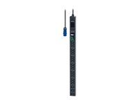 APC Easy Metered Rack PDU EPDU1116M - Kraftdistributionsenhet (kan monteras i rack) - AC 200/208/230 V - 3680 VA - Ethernet - ingång: IEC 60309 2P+E - utgångskontakter: 21 (18 x IEC 60320 C13, 3 x IEC 60320 C19) - 0U - 3 m sladd - svart - för P/N: AR9300SP, AR9300SP-R, AR9307SP, AR9307SP-R, SMC1000I-2UC, SMC1000IC, SMC1500I-2UC EPDU1116M