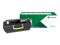 Lexmark 622 - Svart - original - tonerkassett LCCP, LRP - för Lexmark MX710, MX711, MX810, MX811, MX812 62D2000