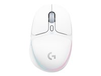 Logitech G G705 - Mus - små händer - 6 knappar - trådlös - Bluetooth - USB Logitech LIGHTSPEED-mottagare 910-006368