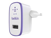 Belkin Home Charger - Strömadapter - 10 Watt - 2.1 A (USB) - lila F8J052VFPUR