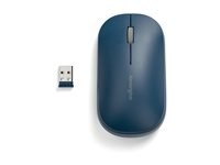 Kensington SureTrack - Mus - optisk - 4 knappar - trådlös - 2.4 GHz, Bluetooth 3.0, Bluetooth 5.0 LE - trådlös USB-mottagare - blå K75350WW