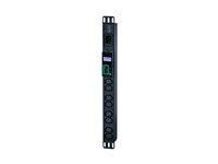 APC Easy Metered Rack PDU EPDU1016M - Kraftdistributionsenhet (kan monteras i rack) - AC 200/208/230 V - 3680 VA - Ethernet - ingång: IEC 60320 C20 - utgångskontakter: 8 (power IEC 60320 C13) - 1U - 2.5 m sladd - svart - för P/N: AR106V, SCL400RMJ1U, SCL500RMI1UC, SCL500RMI1UNC, SMTL1000RMI2UC, SMTL750RMI2UC EPDU1016M