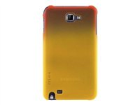 Belkin Essential 063 - Fodral för mobiltelefon - polykarbonat - säkerhetsorange, gyllene trädgårdar - för Samsung Galaxy Note F8M253CWC02