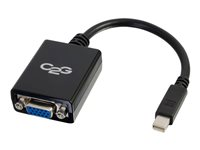 C2G Mini DisplayPort 1.1 to VGA Adapter Cable - DisplayPort-adapter - Mini DisplayPort (hona) till HD-15 (VGA) (hane) - 22.9 cm - svart 81304