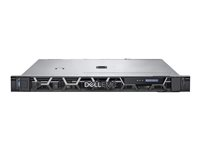 Dell PowerEdge R250 - Server - kan monteras i rack - 1U - 1-vägs - 1 x Xeon E-2334 / 3.4 GHz - RAM 16 GB - SATA - hot-swap 3.5" vik/vikar - HDD 2 TB - ingen grafik - GigE - inget OS - skärm: ingen - svart - BTP - med 3 års grundläggande på plats TGK8C