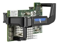 HPE 530FLB - Nätverksadapter - PCIe 2.0 x8 - 10 GigE - 2 portar - för ProLiant BL420c Gen8, BL460c Gen8, BL465c Gen8, BL660c Gen8, WS460c Gen8 656590-B21