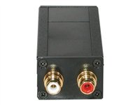 C2G Stereo Audio Isolation Transformer - Isolator för jordslinga - svart 80449
