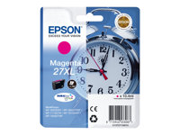 Epson 27XL - 10 ml - XL - magenta - original - blister med RF-larm - bläckpatron - för WorkForce WF-3620DWF, WF-3640DTWF, WF-7110DTW, WF-7610DWF, WF-7620, WF-7620DTWF C13T27134020