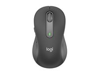 Logitech Signature M650 L - Mus - stor storlek - optisk - 5 knappar - trådlös - Bluetooth, 2.4 GHz - Logitech Logi Bolt USB-mottagare - grafit 910-006236