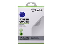 Belkin Screen Guard High Definition - Skärmskydd för mobiltelefon (paket om 2) - för Samsung Galaxy S4 F8M598VF2
