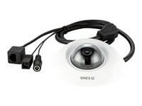 D-Link DCS 6210 Full HD Mini Fixed Dome Network Camera - Nätverksövervakningskamera - kupol - utomhusbruk - vandalsäker/vädersäker - färg - 1920 x 1080 - ljud - LAN 10/100 - MPEG-4, MJPEG, H.264 - PoE DCS-6210/E