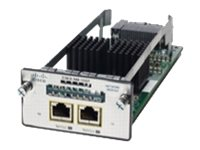 Cisco - Expansionsmodul - 10Gb Ethernet x 2 - för Catalyst 3560X-24, 3560X-48, 3750X-12, 3750X-24, 3750X-48 C3KX-NM-10GT=