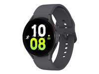 Samsung Galaxy Watch5 - 44 mm - grafit - smart klocka med sportband - display 1.4" - 16 GB - LTE, NFC, Wi-Fi, Bluetooth - 4G - 33.5 g SM-R915FZAAEUB