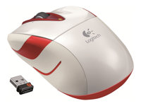 Logitech M525 - Mus - optisk - trådlös - 2.4 GHz - trådlös USB-mottagare - vit 910-002686