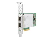 HPE 521T - Nätverksadapter - PCIe 3.0 x8 - 10Gb Ethernet x 2 - för Apollo 4200 Gen10; ProLiant DL360 Gen10 867707-B21
