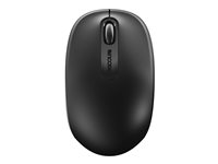 Microsoft Wireless Mobile Mouse 1850 - Mus - höger- och vänsterhänta - optisk - 3 knappar - trådlös - 2.4 GHz - trådlös USB-mottagare - svart U7Z-00003