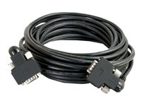 C2G VGA270 UXGA Monitor Cable - VGA-kabel - HD-15 (VGA) (hane) till HD-15 (VGA) (hane) - 7 m - tumskruvar 81155