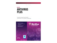 McAfee Anti-Virus Plus - Abonnemangslicens (1 år) - 1 PC - OEM - aktiveringskort - Win - engelska BXMAV1YRENG