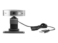 HP HD 720p v2 Business Webcam - Webbkamera - färg - 1 MP - 1280 x 720 - ljud - USB 2.0 D8Z08AA