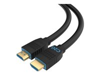 C2G 25ft (7.6m) C2G Performance Series Ultra Flexible High Speed HDMI Cable - 4K 60Hz In-Wall, CMG (FT4) Rated - Hög hastighet - HDMI-kabel med Ethernet - HDMI hane till HDMI hane - 7.6 m - svart - 4K60Hz stöd, dubbelriktad C2G10402