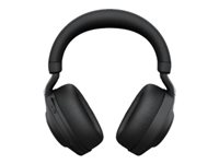 Jabra Evolve2 85 UC Stereo - Headset - fullstorlek - Bluetooth - trådlös, kabelansluten - aktiv brusradering - 3,5 mm kontakt - ljudisolerande - svart 28599-989-989